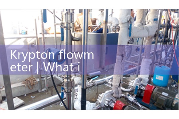 Krypton flowmeter